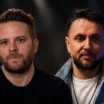 Majka koncert közben, valamint Bohár Dániel egy megosztott képen a nyilvános szóváltás kapcsán.