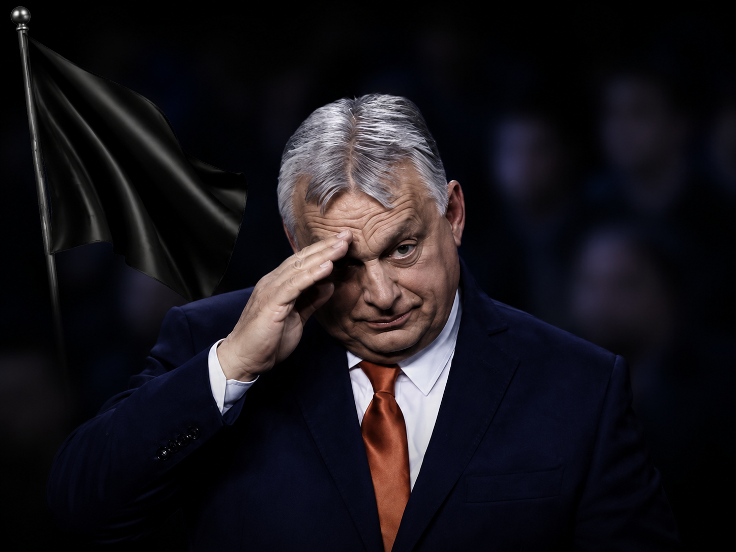Orbán Viktor fekete-fehér fotóval reagál a 17. alkotmánymódosítás parlamenti elfogadására.
