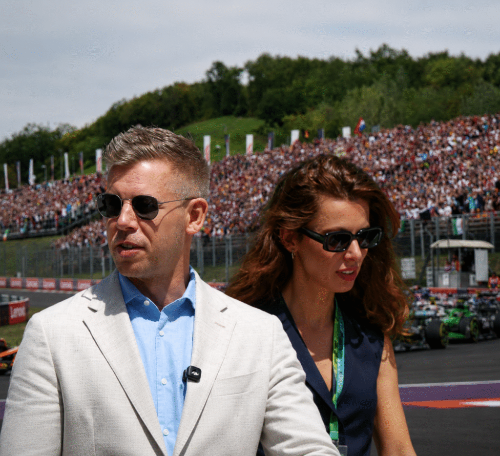 Magyar Péter családjával a Hungaroringen
