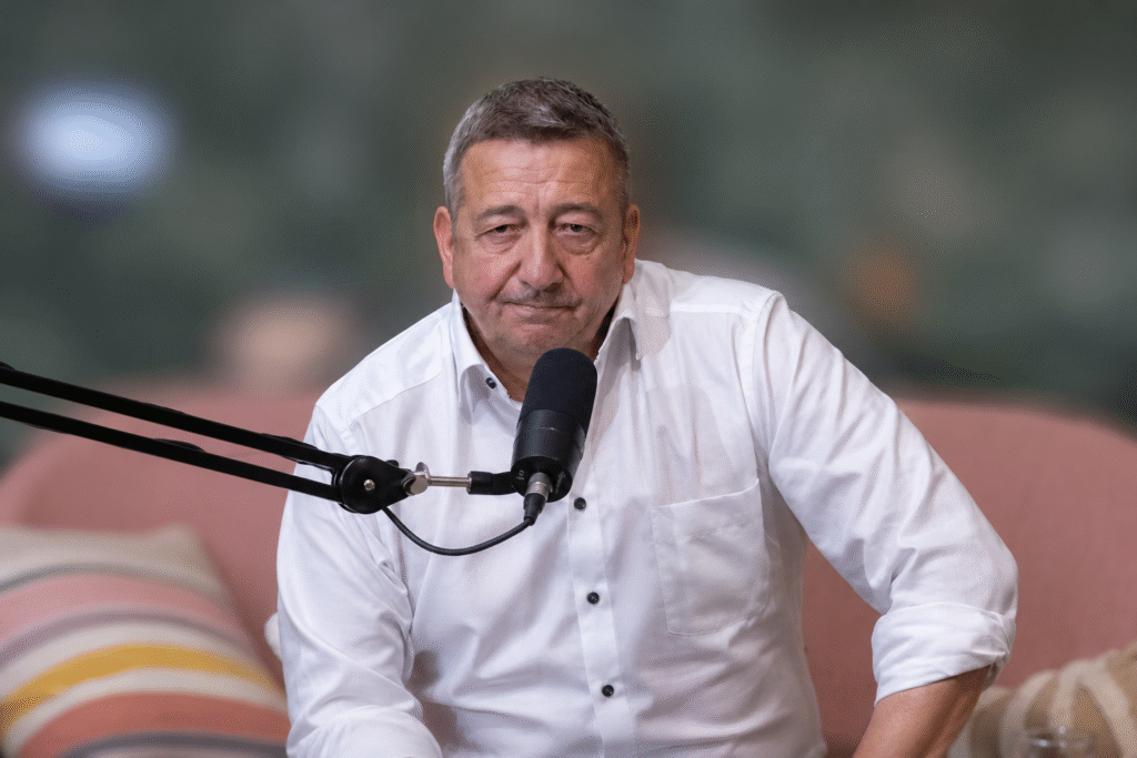 Bayer Zsolt a tusnádfürdői beszélgetésen