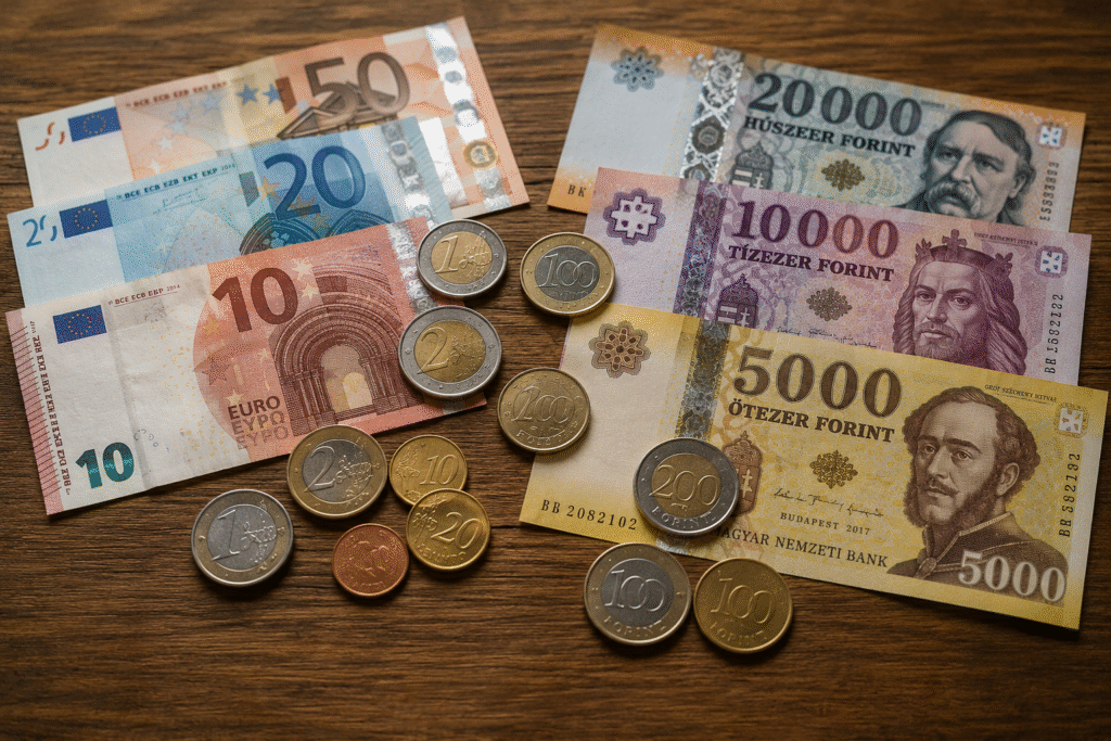 Friss forintárfolyamok az euróval, a dollárral és a svájci frankkal szemben.