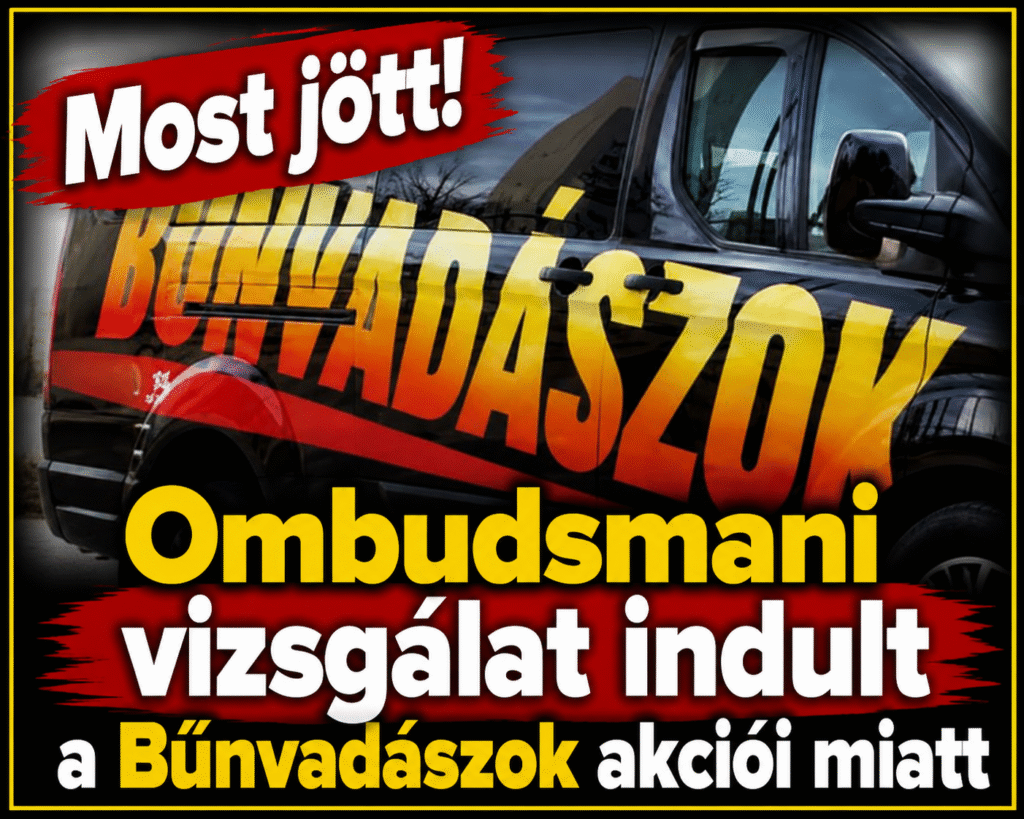Ombudsmani vizsgálat a Bűnvadászok ügyében