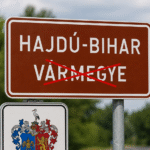 Magyarország térképe a megyékkel, a vármegyék és a főispán elnevezés megszüntetéséről szóló törvényjavaslat illusztrációja.