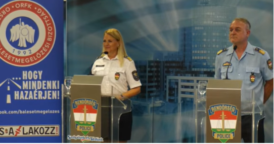 Rendőri közúti ellenőrzés drónnal és traffipaxszal,jelentették be